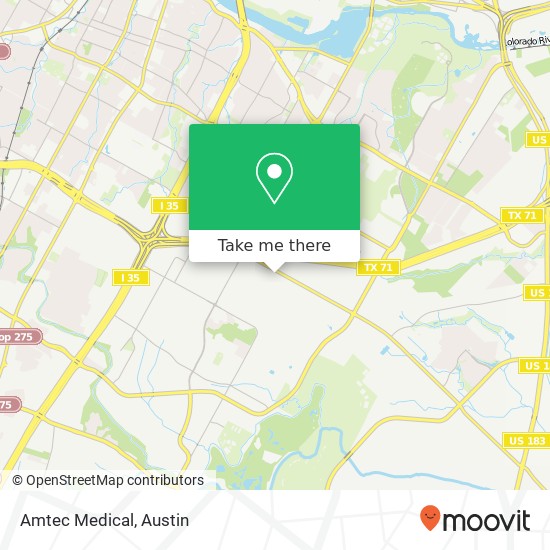 Mapa de Amtec Medical