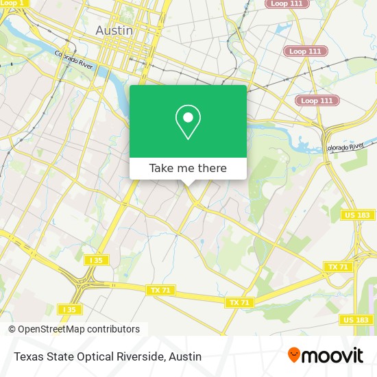 Texas State Optical Riverside map