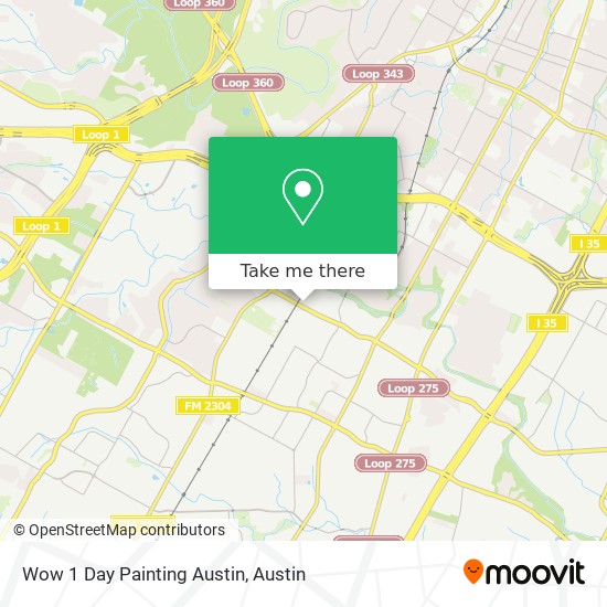 Wow 1 Day Painting Austin map