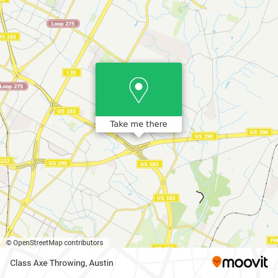 Class Axe Throwing map