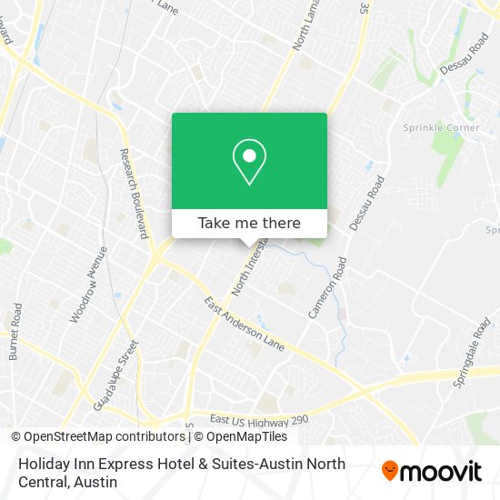 Holiday Inn Express Hotel & Suites-Austin North Central map
