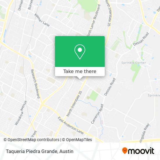 Mapa de Taqueria Piedra Grande