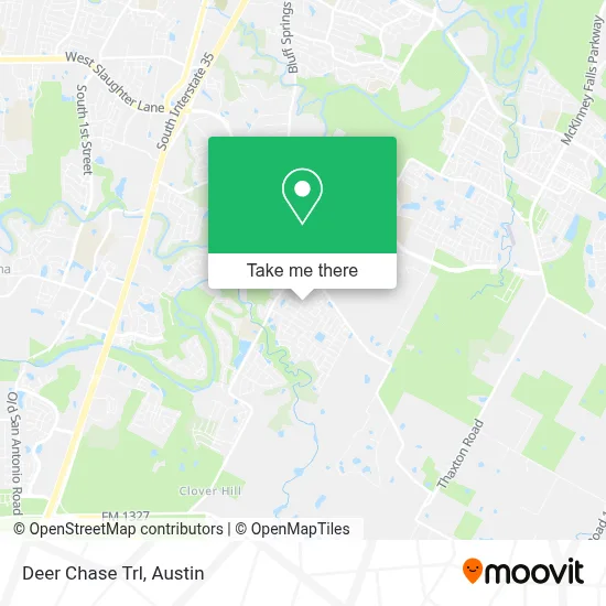 Deer Chase Trl map