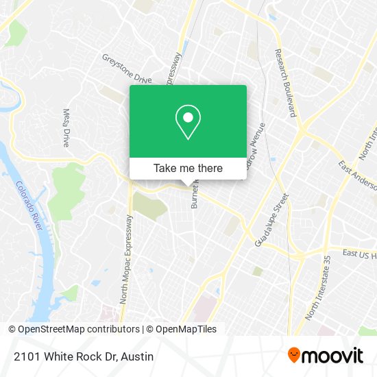 Mapa de 2101 White Rock Dr