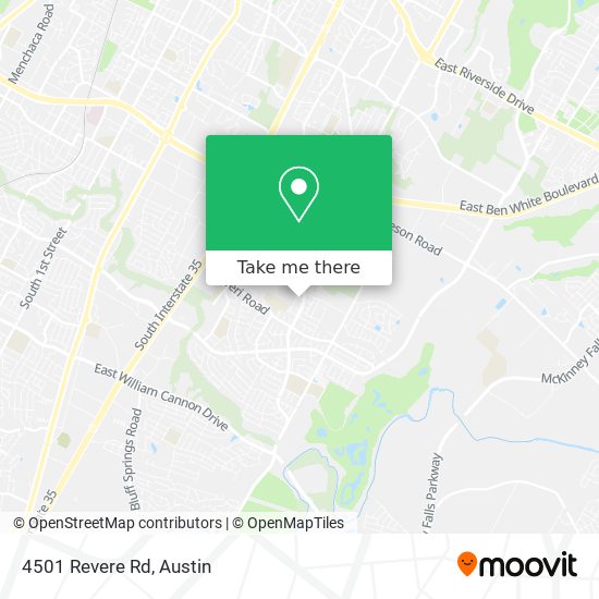 Mapa de 4501 Revere Rd