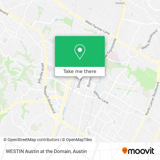 WESTIN Austin at the Domain map