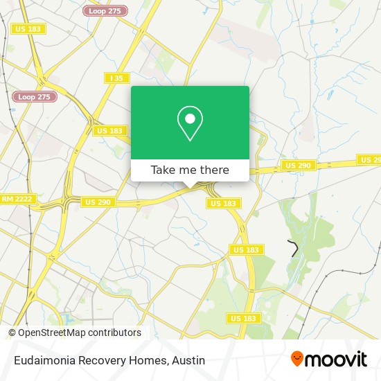 Mapa de Eudaimonia Recovery Homes