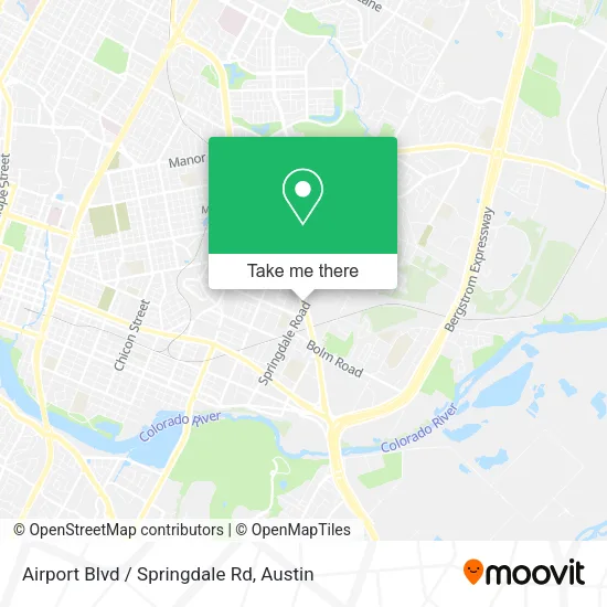 Mapa de Airport Blvd / Springdale Rd