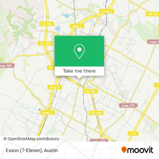 Mapa de Exxon (7-Eleven)