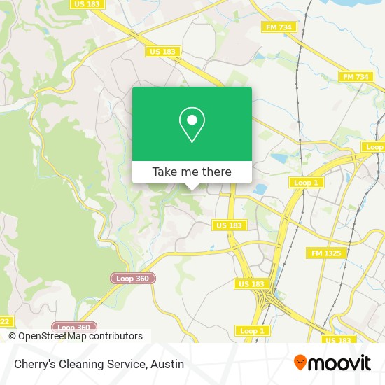 Mapa de Cherry's Cleaning Service