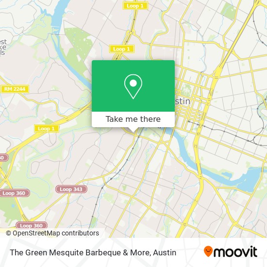 Mapa de The Green Mesquite Barbeque & More