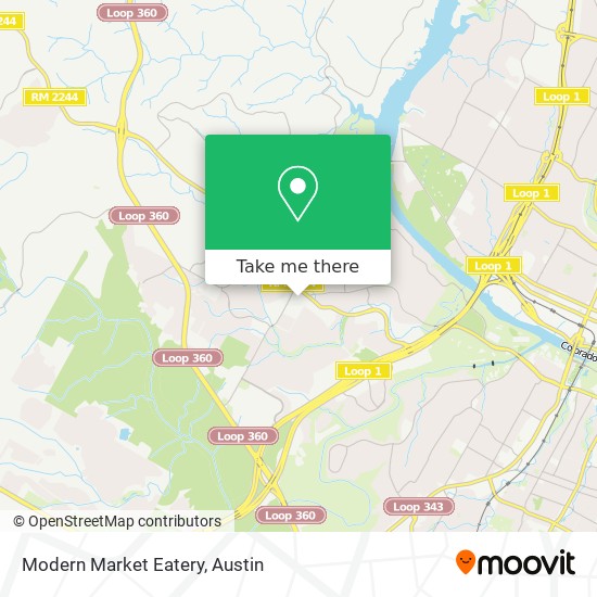 Mapa de Modern Market Eatery