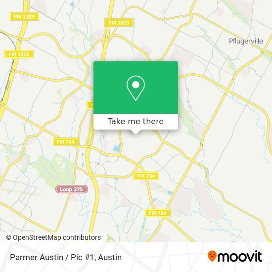 Mapa de Parmer Austin / Pic #1