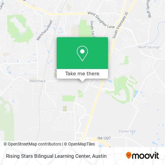 Mapa de Rising Stars Bilingual Learning Center