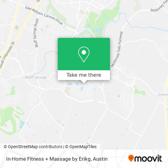 In-Home Fitness + Massage by Erikg map