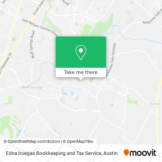 Mapa de Edna Iruegas Bookkeeping and Tax Service