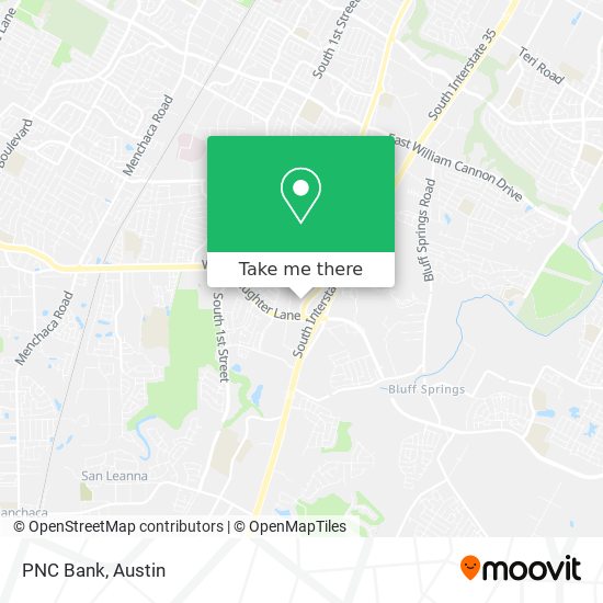 PNC Bank map