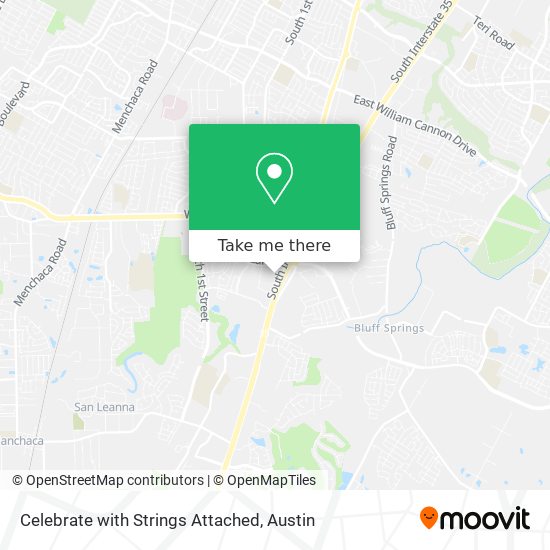 Celebrate with Strings Attached map