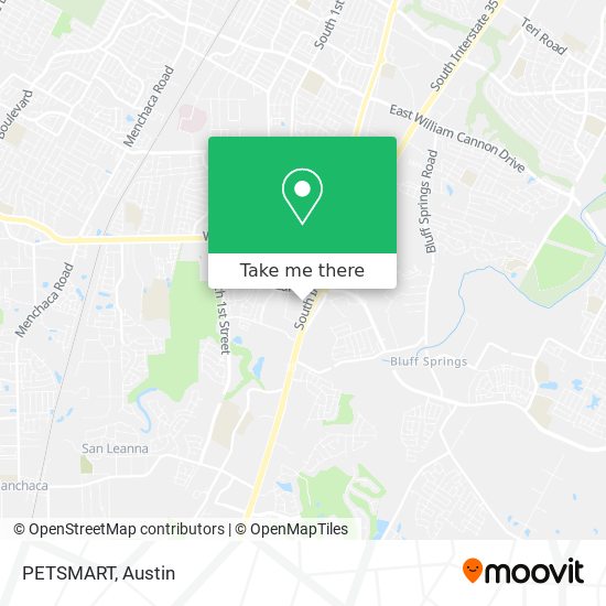 PETSMART map