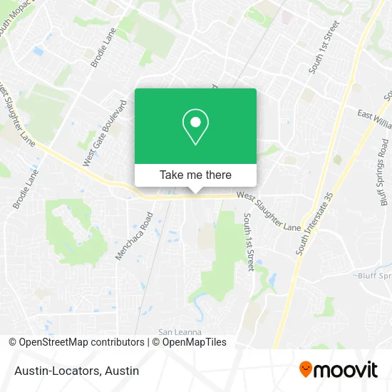 Austin-Locators map