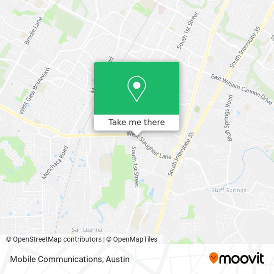 Mobile Communications map