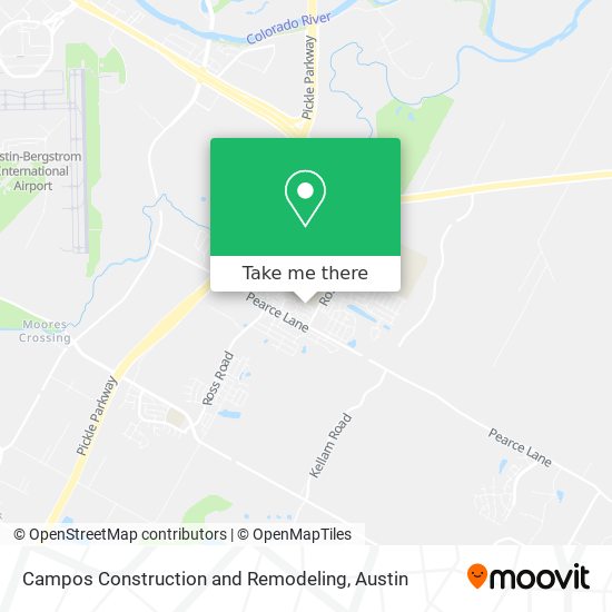 Campos Construction and Remodeling map