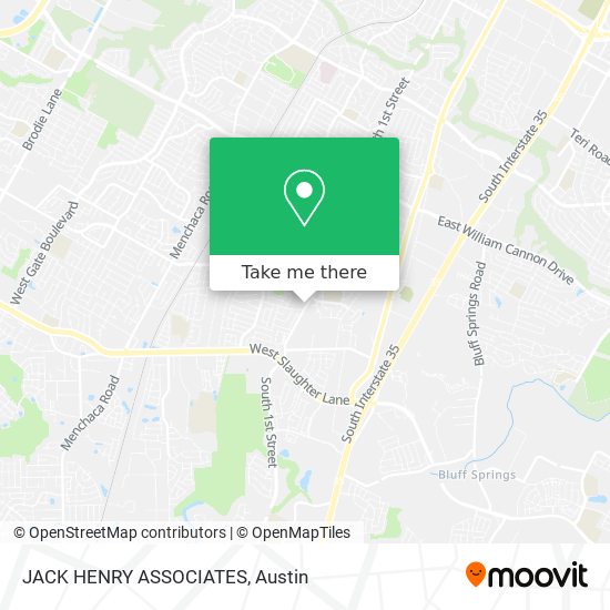 JACK HENRY ASSOCIATES map