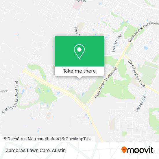 Mapa de Zamora's Lawn Care