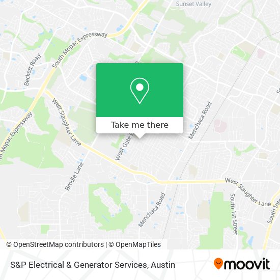 S&P Electrical & Generator Services map
