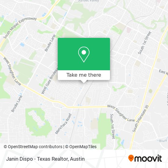 Janin Dispo - Texas Realtor map