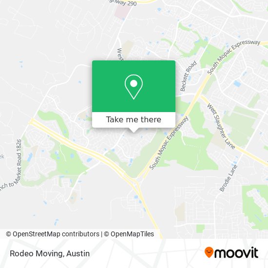 Rodeo Moving map