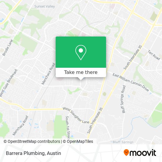 Barrera Plumbing map