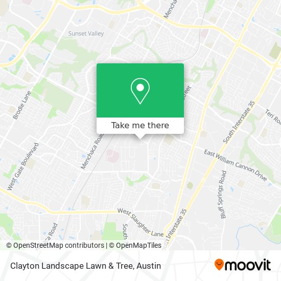 Clayton Landscape Lawn & Tree map