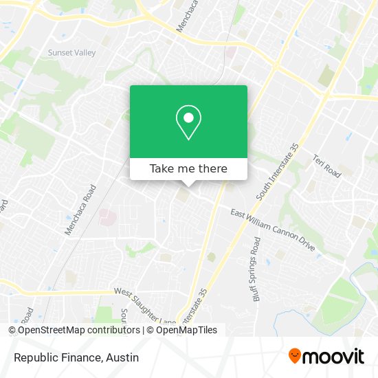 Mapa de Republic Finance