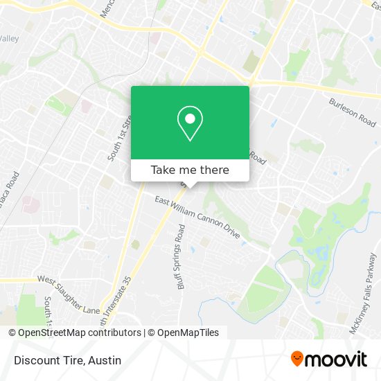 Discount Tire map