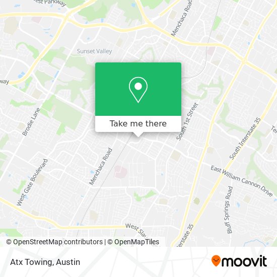 Mapa de Atx Towing