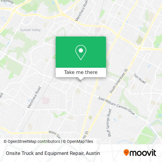 Onsite Truck and Equipment Repair map