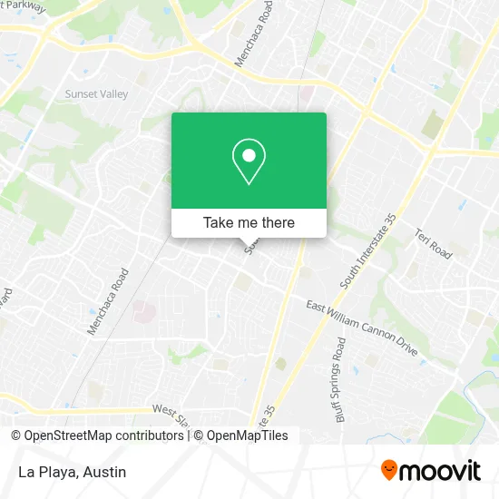 La Playa map