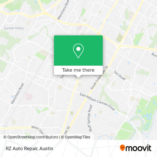 RZ Auto Repair map