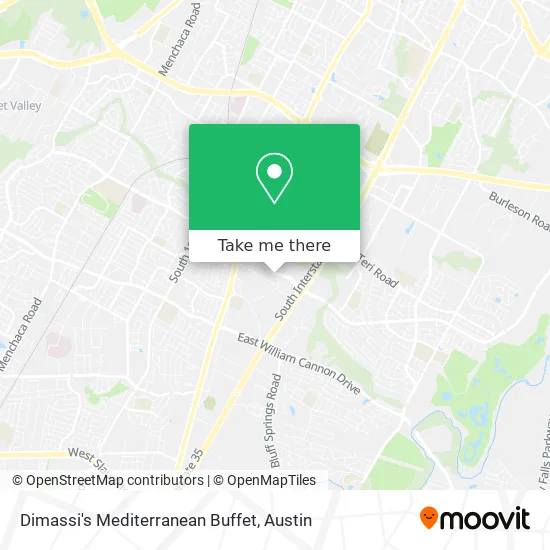 Dimassi's Mediterranean Buffet map