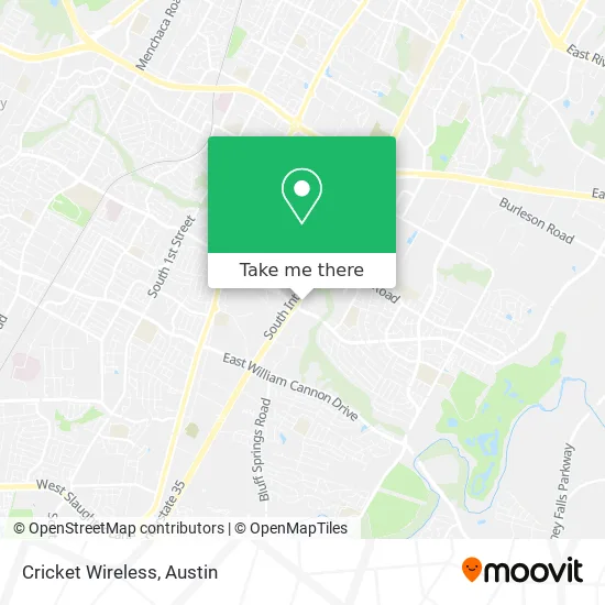 Cricket Wireless map