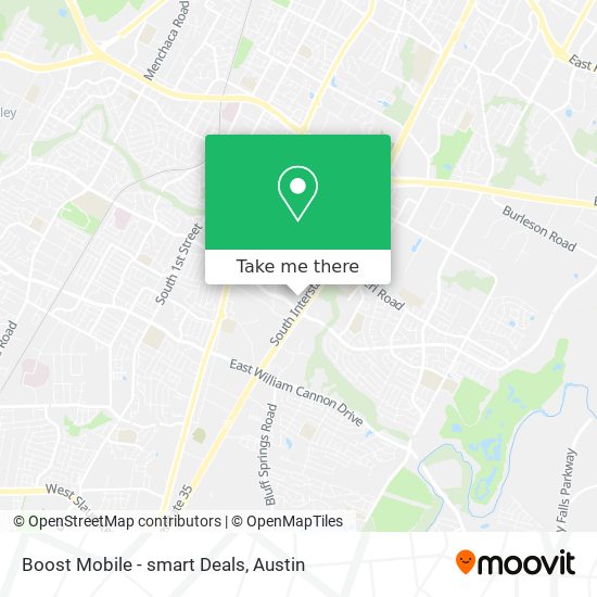 Mapa de Boost Mobile - smart Deals