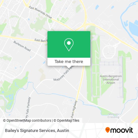 Bailey's Signature Services map
