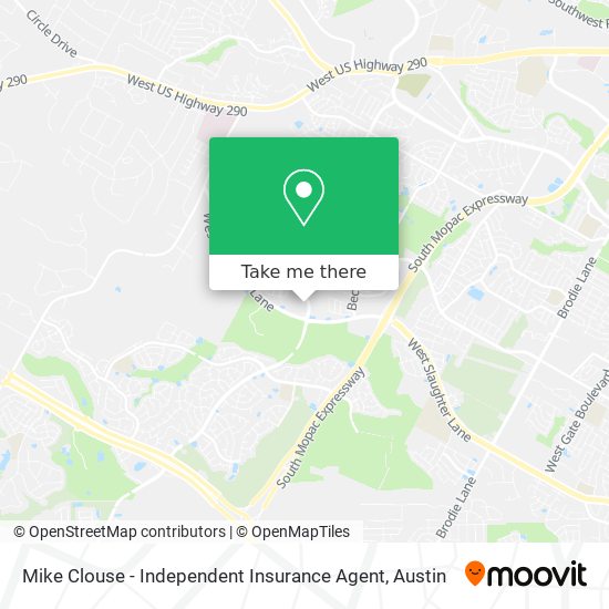 Mike Clouse - Independent Insurance Agent map