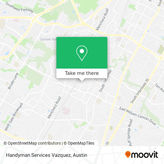 Handyman Services Vazquez map