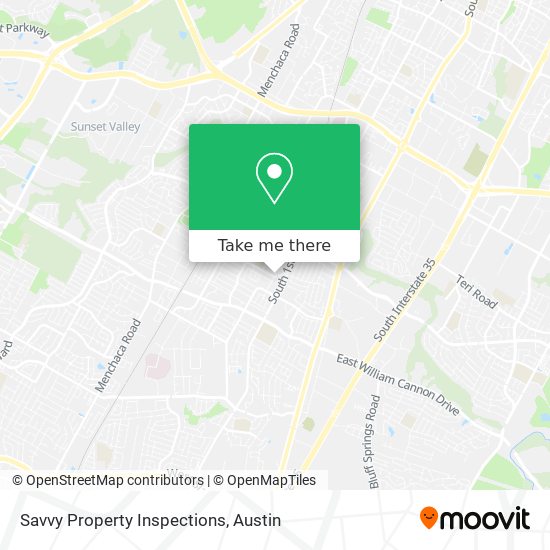 Savvy Property Inspections map