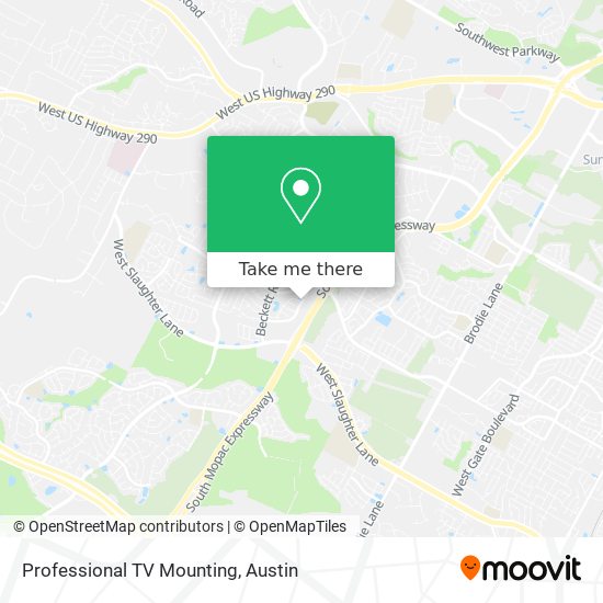 Professional TV Mounting map