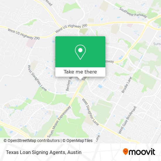 Texas Loan Signing Agents map