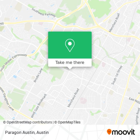 Paragon Austin map