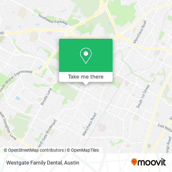 Westgate Family Dental map